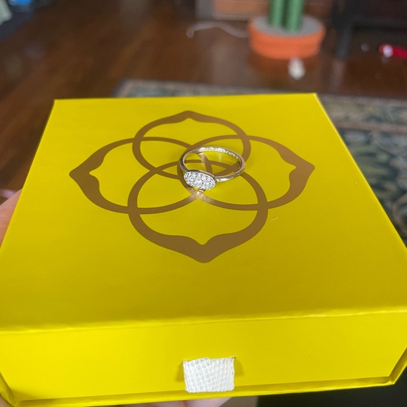 Kendra Scott Silver Ring with Crystal Accents - Picture 4 of 5